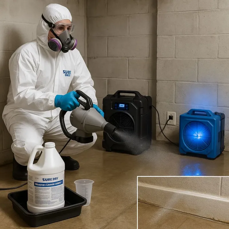 Sanitization and Odor Removal process in Orangeville, UT
