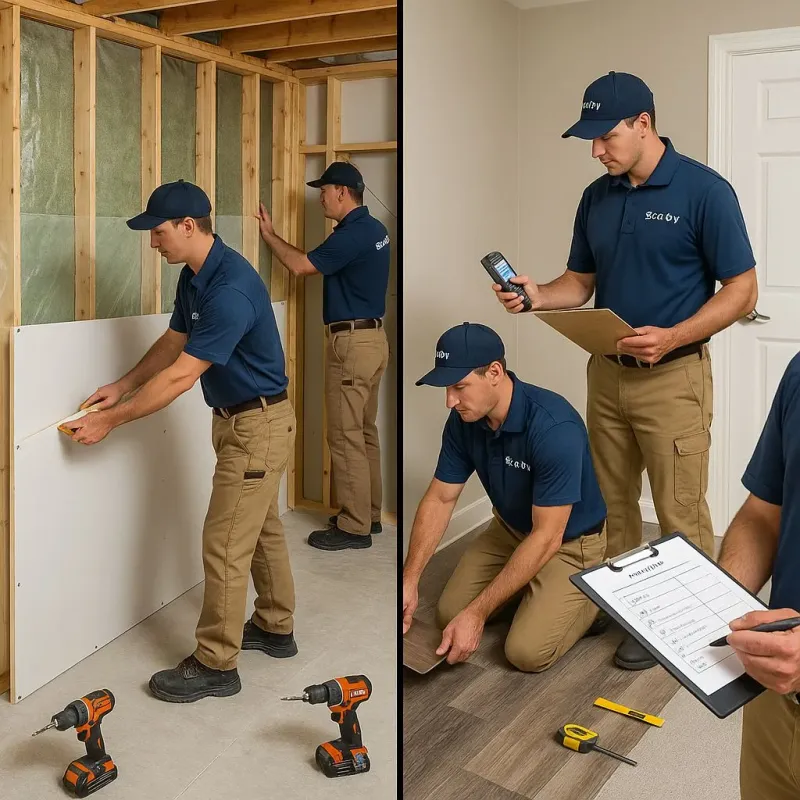 Repairs and Reconstruction process in Orangeville, UT